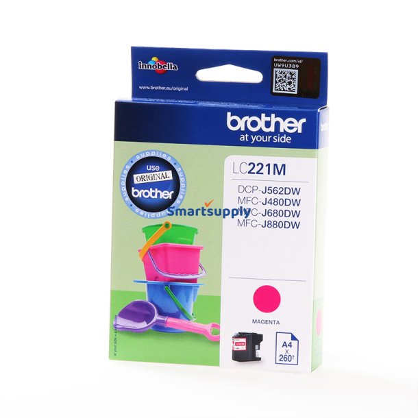 Brother LC221 Magenta blkpatron 3,9ml original