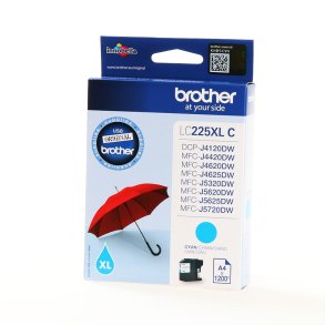 Brother LC225XL Cyan blkpatron 12ml original