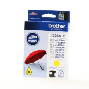 Brother LC225XL Gul blkpatron 12ml original