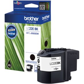 Brother LC22E Sort blkpatron 48ml original