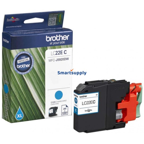 Brother LC22E Cyan blkpatron 24ml original