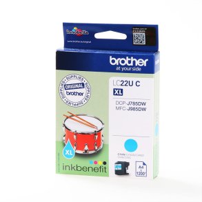 Brother LC22U Cyan blkpatron 11,8ml original