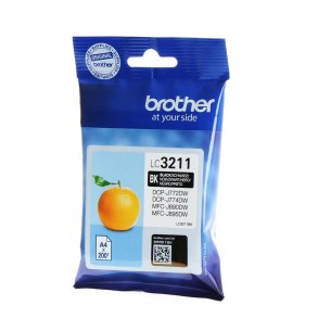 Brother LC3211 Sort blkpatron 5,2ml original