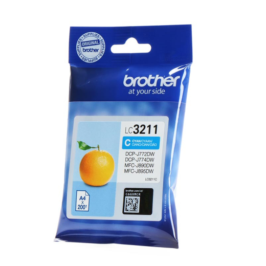 Brother LC3211 Cyan bl�kpatron 3ml original