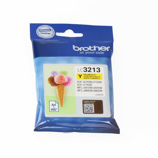 Brother LC3213 Gul bl�kpatron 400 sider original