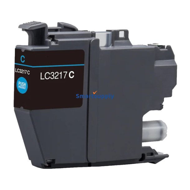 Brother LC3217 Cyan blkpatron 11ml kompatibel