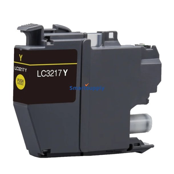 Brother LC3217 Gul blkpatron 11ml kompatibel