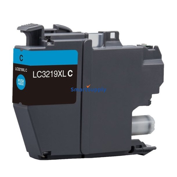 Brother LC3219XL Cyan blkpatron 30ml kompatibel