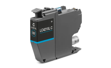 Brother LC421XL Cyan bl�kpatron 500 sider kompatibel
