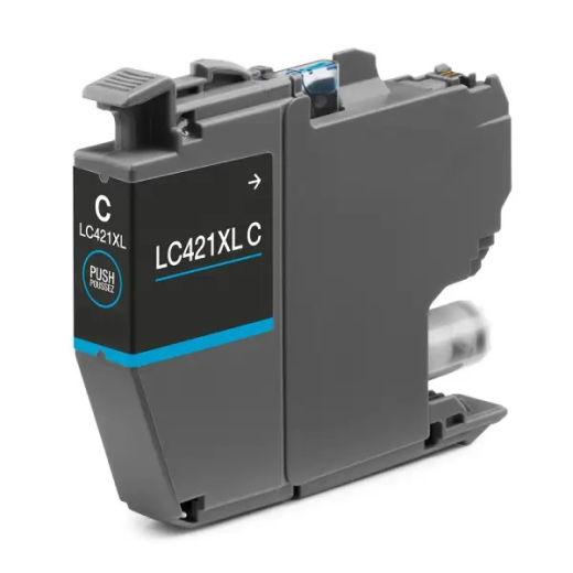 Brother LC421XL Cyan bl�kpatron 500 sider kompatibel