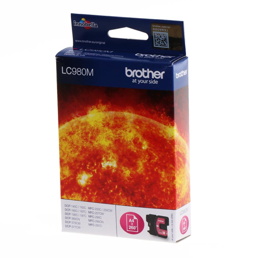 Brother LC980 Magenta bl�kpatron 5,5ml original