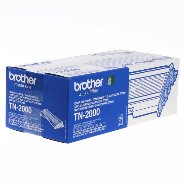 Brother TN-2000 toner 2.500 sider original