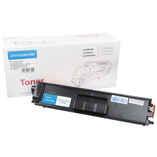 Brother TN-325 Cyan toner 3500 sider kompatibel