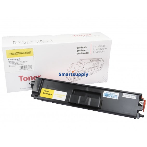 Brother TN-329 Gul toner 6.000 sider kompatibel