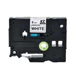 Brother TZe-211 sort tekst p hvid tape 6mm x 8m kompatibel