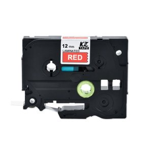 Brother TZe-435 hvid tekst p rd tape 12mm x 8m kompatibel