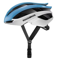 Rockbros Justerbar Cykelhjelm M 55-58 cm Bl-Hvid