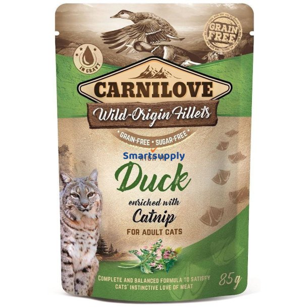 Carnilove Cat Pouch Vdfoder Til Katte And, Katteurt 85 G