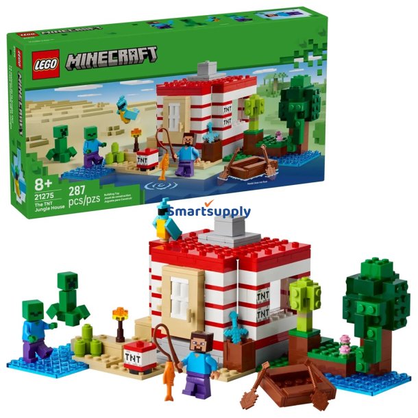 Lego Minecraft 21275 Tnt Jungle House