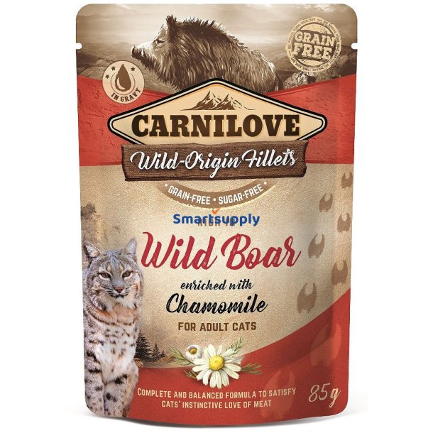 Carnilove Cat Pouch Vdfoder Til Katte Orne, Kamille 85 G