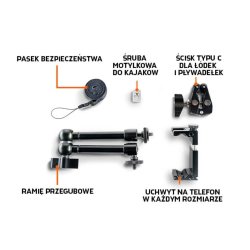 Dybere smartphone-beslag til kajak og bd