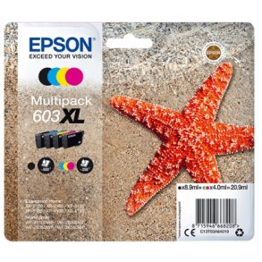 Epson 603 XL BCMY 4 stk blkpatroner original