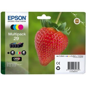 Epson 29 multipack BCMY 4 stk blkpatroner original