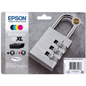 Epson 35 XL multipack 4 stk BCMY blkpatroner original