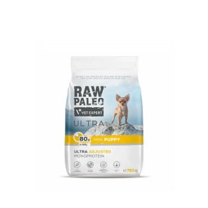 RAW PALEO Ultra Mini Puppy Kalkun - trfoder til hvalpe - 750 g