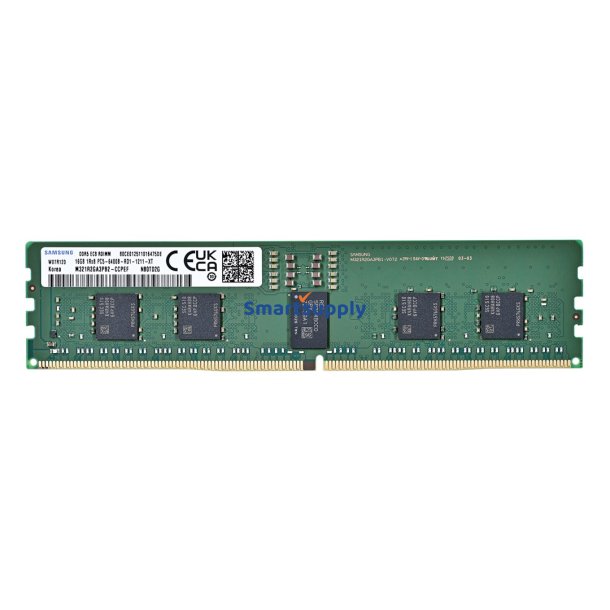 Samsung RDIMM DDR5 16GB 1Rx8 6400MHz PC5-51200 ECC REGISTERED M321R2GA3PB2-CCP