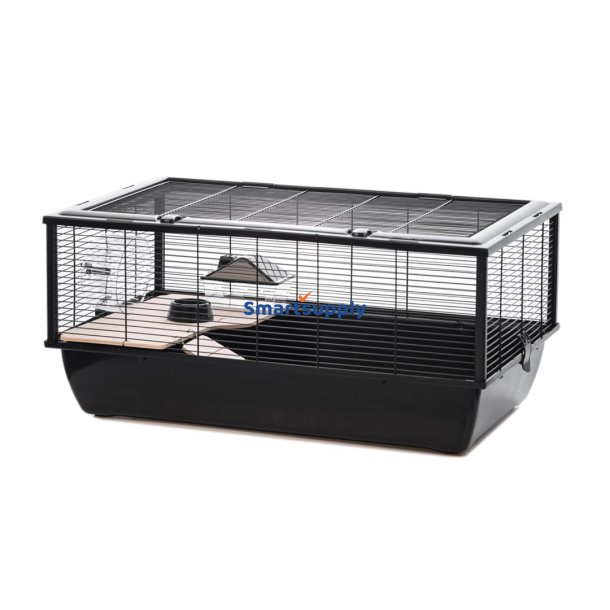 Inter-Zoo Bob + Wood Black - Bur Til En Hamster