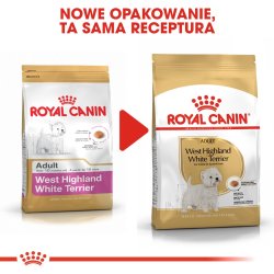 Royal Canin Bhn West Highland White Terrier Adult - Trfoder Til Voksne Hunde - 3 Kg