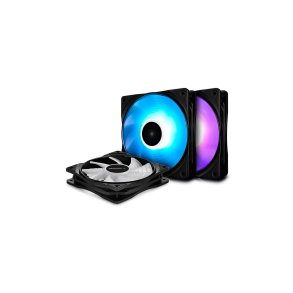 DeepCool RF120-3in1 Computerkabinet Ventilator 12 cm Sort 3 stk