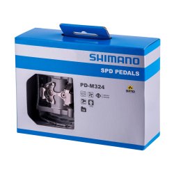 Shimano Pd-M324 Cykelpedal Slv 2 Stk
