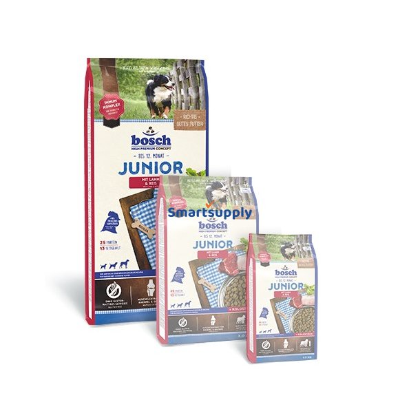 Bosch 52010015 trfoder til hund 15 kg Hundehvalp Lam, Ris