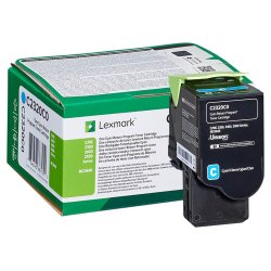 Lexmark C2320C0 Cyan toner 1.000 sider original