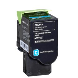 Lexmark C2320C0 Cyan toner 1.000 sider original