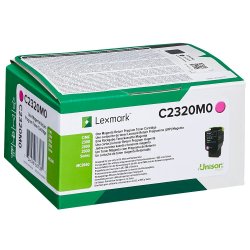 Lexmark C2320M0 Magenta toner 1.000 sider original