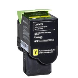 Lexmark C2320Y0 Gul toner 1.000 sider original