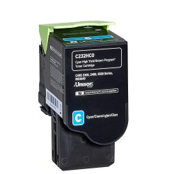 Lexmark C232HC0 Cyan toner 2.300 sider original