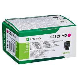 Lexmark C232HM0 Magenta toner 2.300 sider original