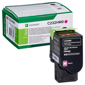 Lexmark C232HM0 Magenta toner 2.300 sider original