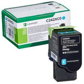 Lexmark C242XC0 Cyan toner 3.500s original