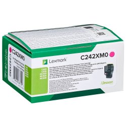 Lexmark C242XM0 Magenta toner 3.500s original