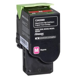 Lexmark C242XM0 Magenta toner 3.500s original