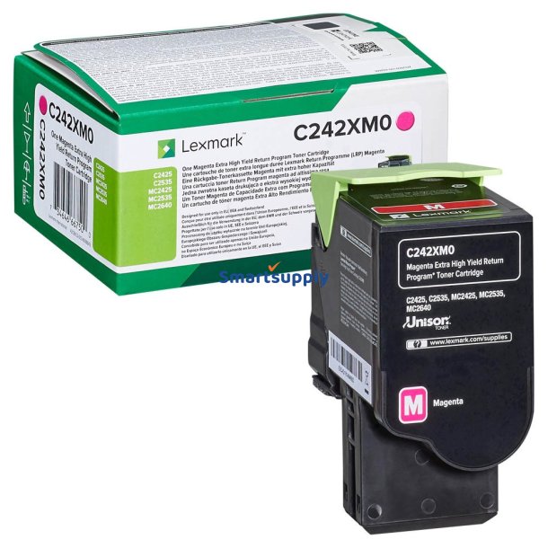 Lexmark C242XM0 Magenta toner 3.500s original