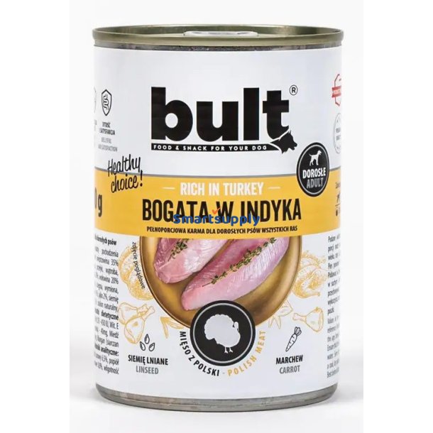 Bult Rig P Kalkun - Vdfoder Til Hunde - 800 G