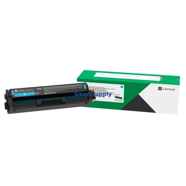 Lexmark C3220C0 Cyan tonerpatron 1.500 sider original