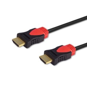 Savio CL-141 HDMI-kabel 10 m HDMI Type A (Standard) Sort,Rd