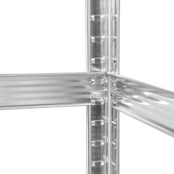 Metalreolskab 175 kg x5 180x90x40cm Rebel, galvaniseret, udtrkkeligt, MDF, RB-1250